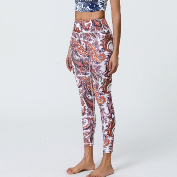 KZ1402 women yoga pants E Breathable Fitness Yoga Leggings