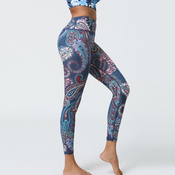 KZ1402 women yoga pants H Breathable Fitness Yoga Leggings