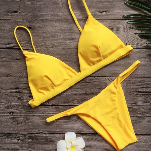 YY5581U yellow bikini set