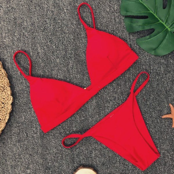 YY5581Y yellow bikini set