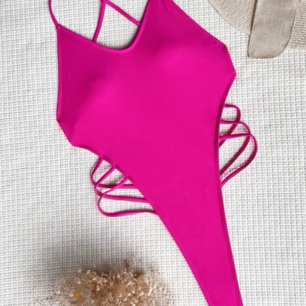 YY5958 Z7 Black One Piece Swimsuit