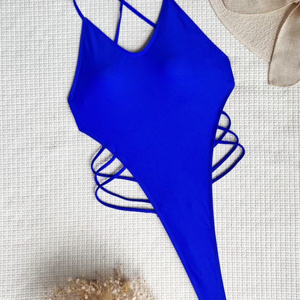 YY5958 Z9 Black One Piece Swimsuit