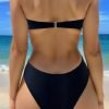 YY6094 SWIMWEAR C Solid Color Women's Bikini Sets