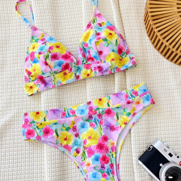 YY6054 SWIMWEAR A Sexy Two-Piece Bikini Set 2024