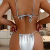 YY6067 SWIMWEAR B Knit Backless Bra Bikini
