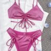YY6068 SWIMWEAR B High Waist Bandage Swimwear