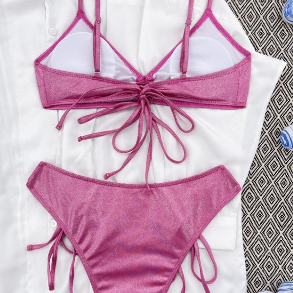 YY6068 SWIMWEAR C High Waist Bandage Swimwear