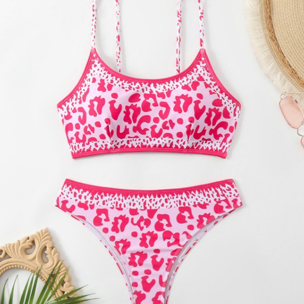 YY6072 SWIMWEAR B Logo Print Swimsuit