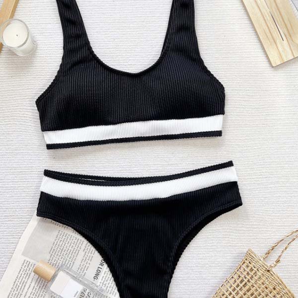 adamari lopez bikini Basic Black Bikini