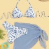bikini bar 3 Piece Bikini Set With Shirt