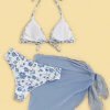 bikini beans 3 Piece Bikini Set With Shirt