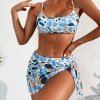 bikini bottom spongebob Three Piece Bikini Set