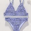 bikini ifrit Purple Ruffle Bikini