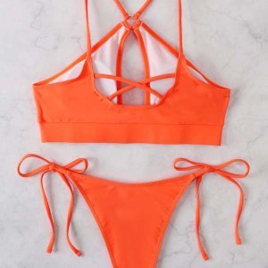 hot bikini pics Cross front bikini