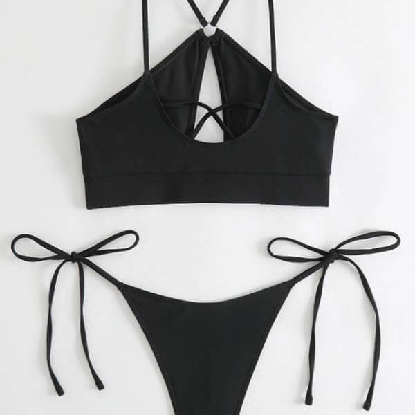 micro bikini pics Cross front bikini