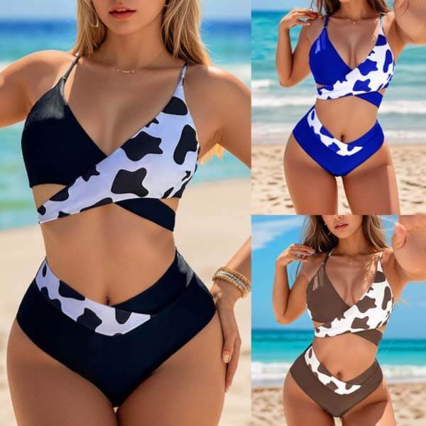 salma hayek bikini salma hayek bikini Crossover Bikini Top