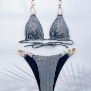 triangl bikini Chain Bikini Bottom triangl bikini Chain Bikini Bottom