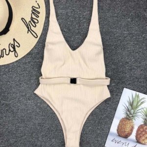 bikini for teens Belted One Piece Swimwear
