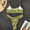 bikini island Leopard Print Bikini Pink