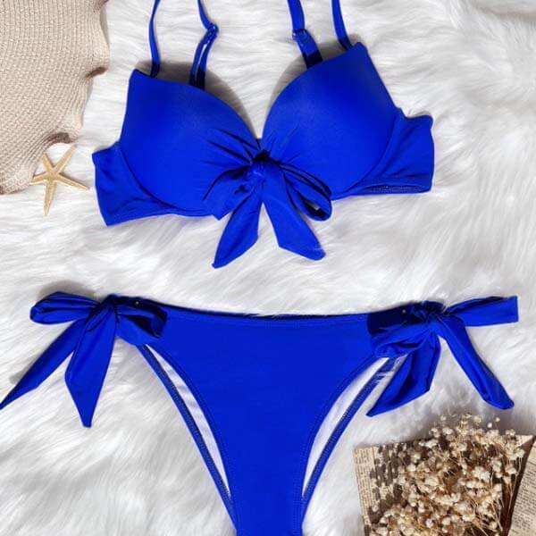 see through bikini Bowknot Bikini
