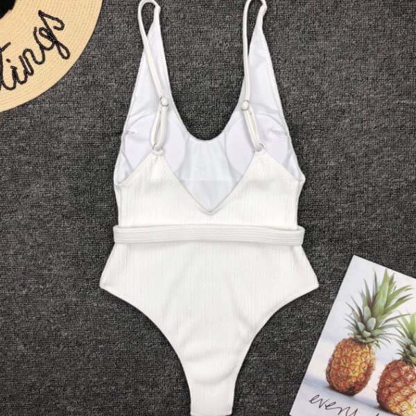 top bikini brands Belted One Piece Swimwear