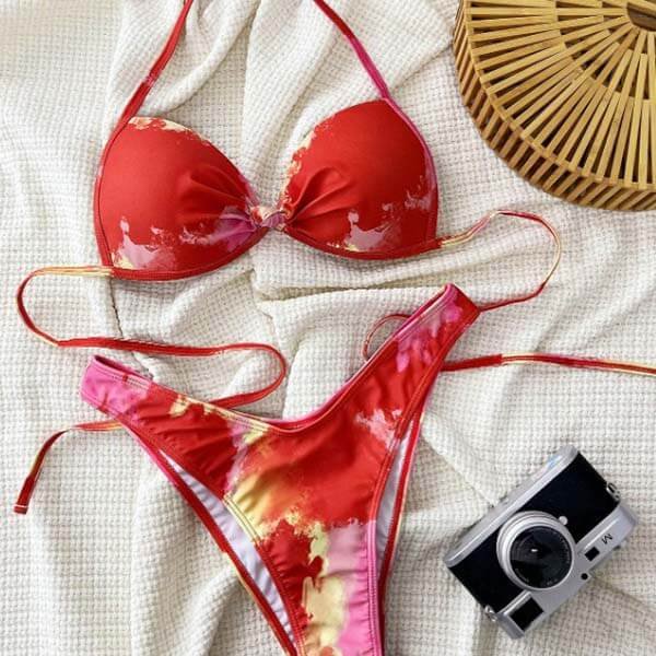YY6194B Clear Strap Bikini