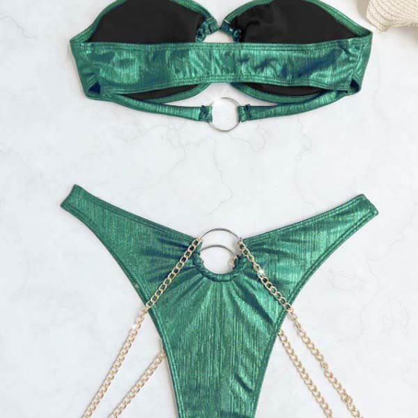 YY6198B bright blue bikini