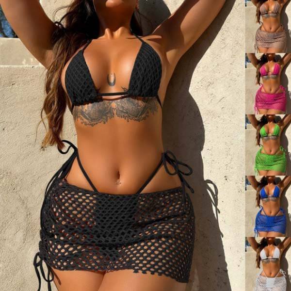 3 piece bikini set
