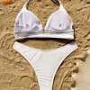 YY6208C White Lace Bikini