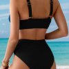 YY6220A Black Bandeau Bikini