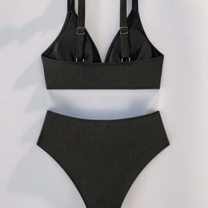 YY6220C Black Bandeau Bikini