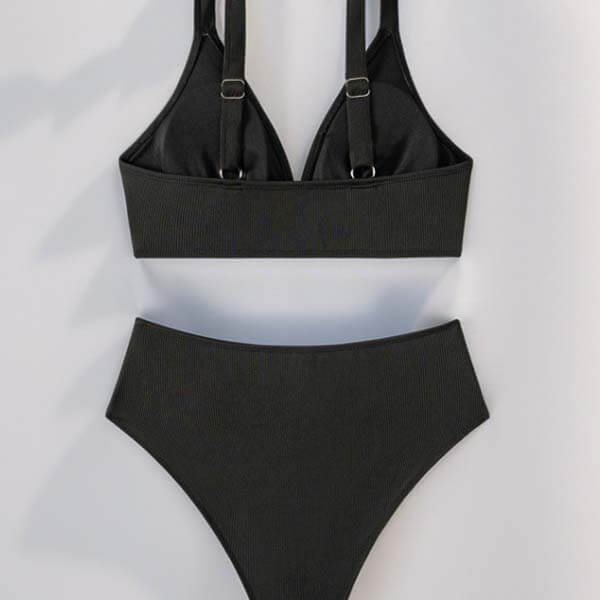 YY6220C Black Bandeau Bikini