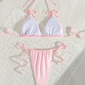 YY6222C baby pink bikini