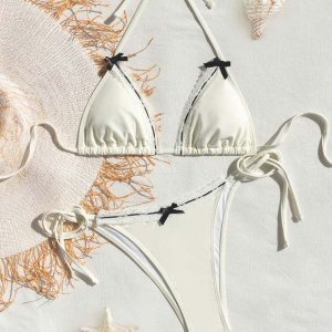 YY6228B Black lace bikini